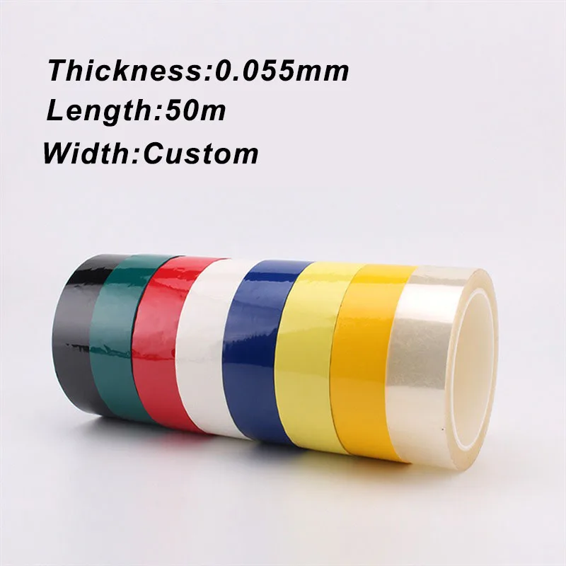 Acrylic Gule Multiple Color Solar Powered Heat Tape Aluminum Auto Masking Mylar Polyester Film Tape for Transformer