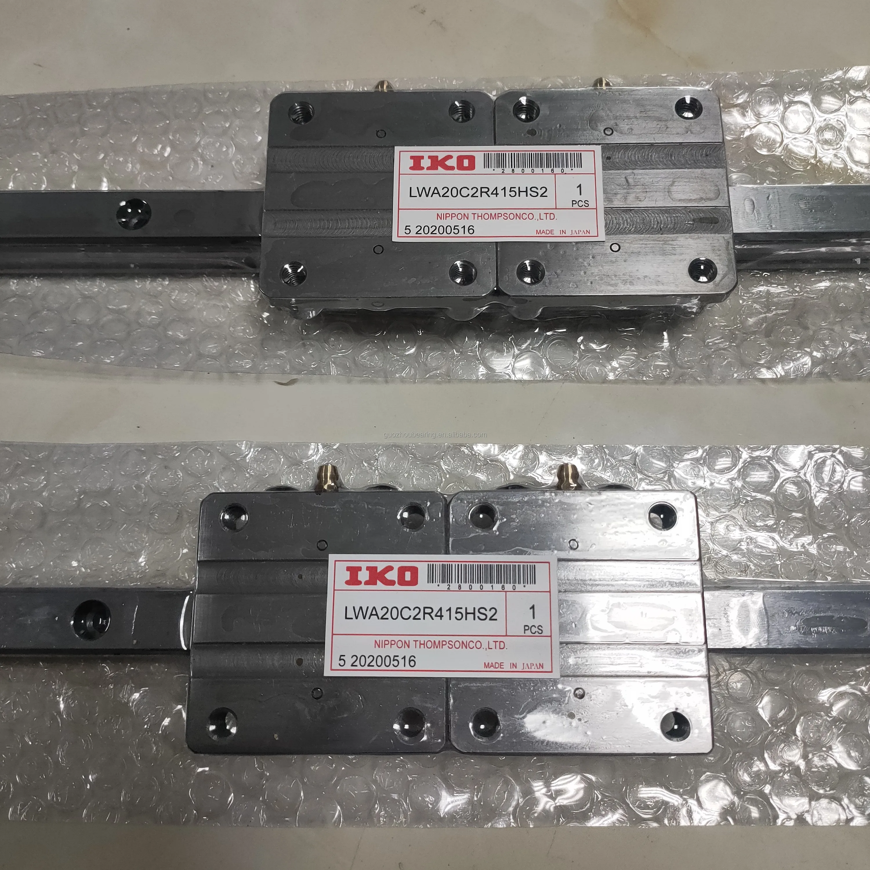 Japan IKO Linear Roller Way LWA20 LWA 20 Linear Guide Block LWA20C2R415HS2