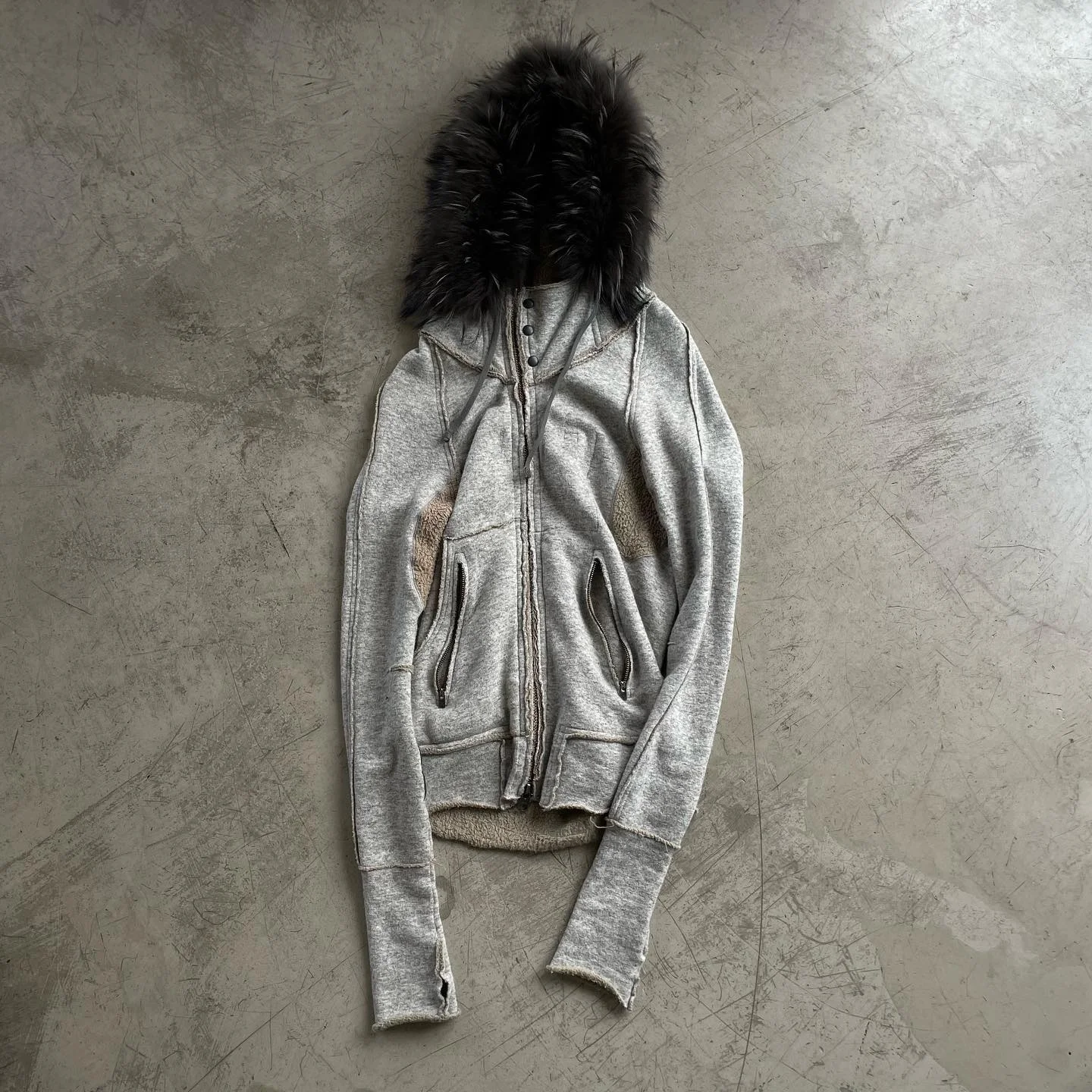 For Custom High Quality Reverse Stitching Oversized Detachable O-Neck Print Zip Men's Hoodie Sweatshirt 100% Cotton gallery 4