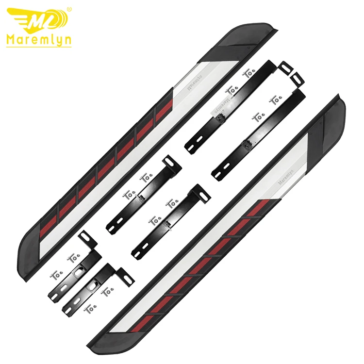 Maremlyn SUV Refitting Part Step Board Bar Car Exterior Accessories Running Board Side Step for Ssangyong Rexton W G4