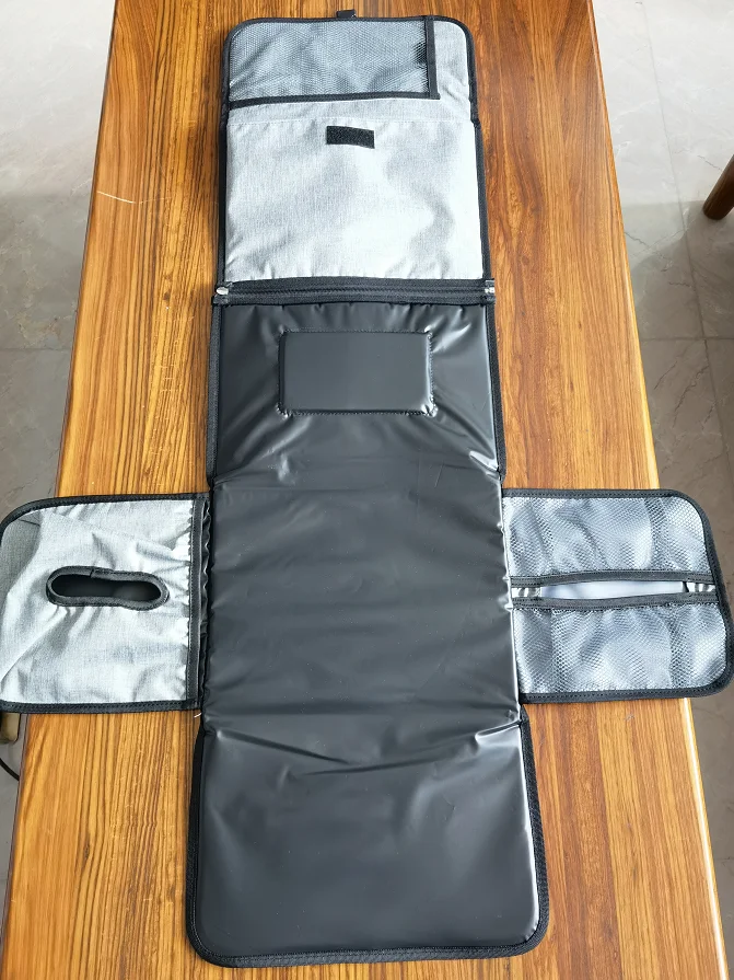Foldable Custom Waterproof Baby Travel Changing Mat Station Head