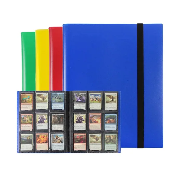 baseball card album sleeves Amazon.com: Baseball Card Binder, Trading Card Album with 55 Removable  Sleeves Fit 440 Baseball Cards, Compatible with Topps Sports Cards & TCG  Collections (Blue) : Toys & Games main image 1
