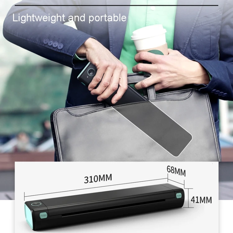 Phomemo M08F Mini Thermal Printer Wireless Wifi Paper Printing Portable Thermal Printer A4 With Android Ios Laptops