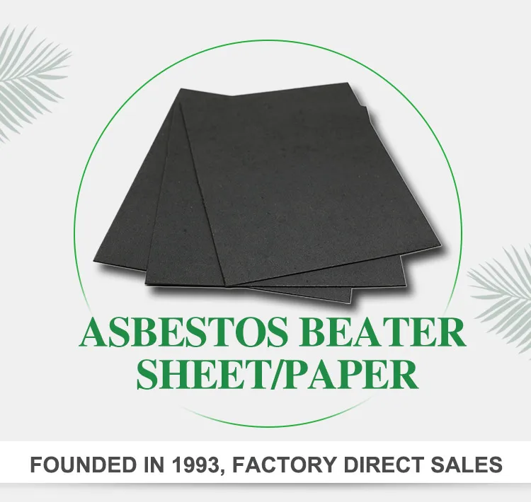 Black Color Asbestos Paper Gasket Sheet - China Gasket, Non