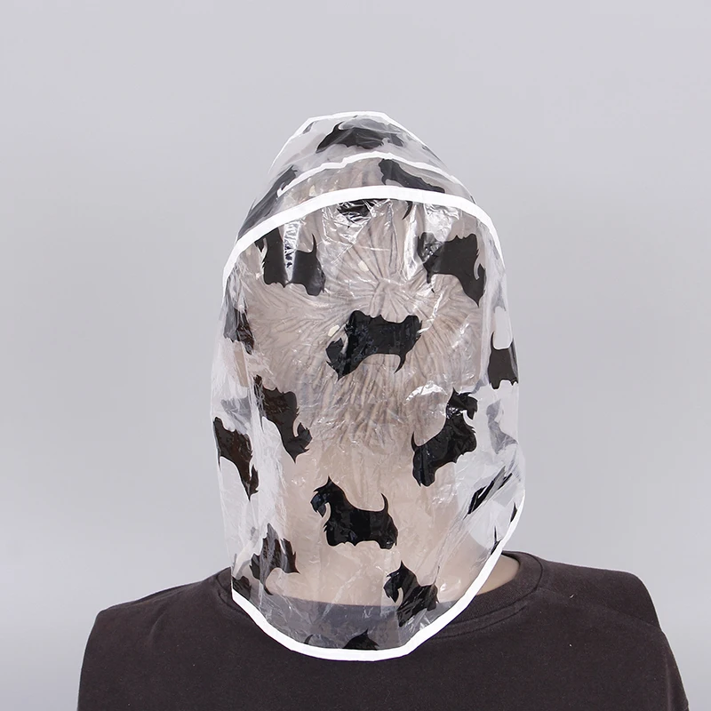 Export Europe America  Disposable Printing PE Women  Rain Bonnet