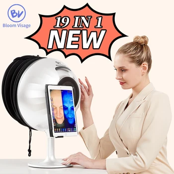 New portable 3d AI face skin Diagnostics analyzer skin analysis machine BV skin analyzer