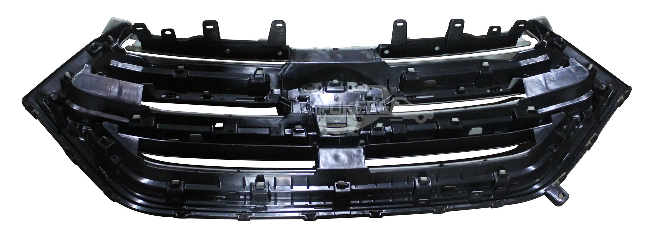 Factory Outlet High Quality Car Grille Sports Black With Camera Hole O... — 6