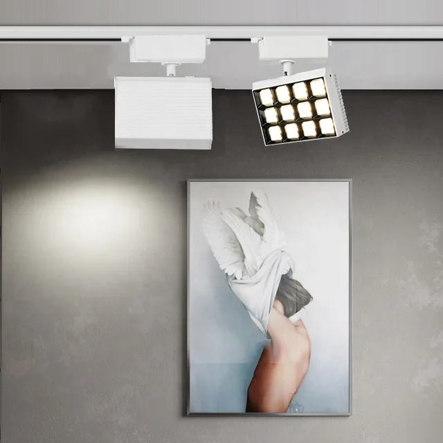 Более дешевый свет для грузовых перевозок, квадратный, 12 Вт, прожектор, алюминиевый светодиодный Трековый светильник для магазина одежды