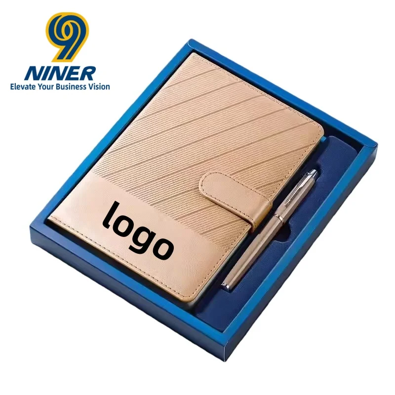 Business notebook gift customization LOGO graduation season gift box high-end practical notebook pen set