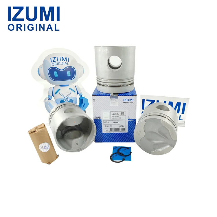 IZUMI ORIGINAL 6114-31-2111 PISTON and CLIPS Suitable for Komatsu