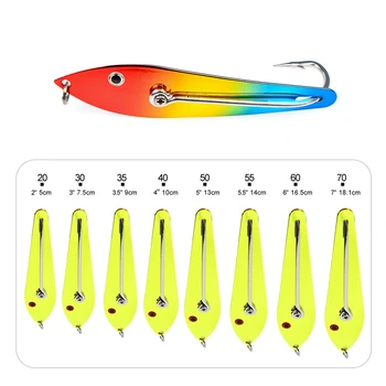 Hot Sale OEM 40g 60g 70g Sea Fishing Big Game Trolling Fishing Lure Double Big Game Saltwater Marlin Spoon Fishing Lures – Metal Jig – view 3