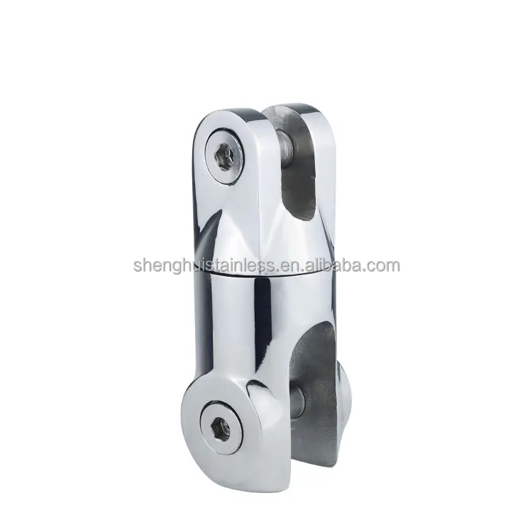 product hot sale 316 stainless steel mirror polished marine hardware 6mm 8mm anchor double connector for boat-4