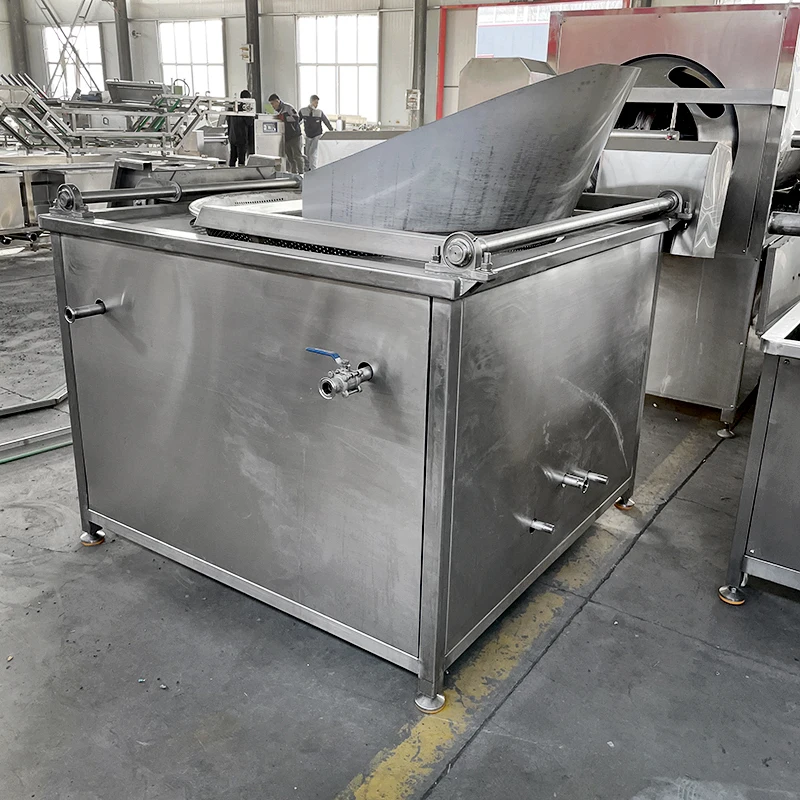 Industrial Automatic Electric Gas  Potato Chips Chicken French Fries Make Oil Filter Deep Fryer Chips Frying Machine supplier