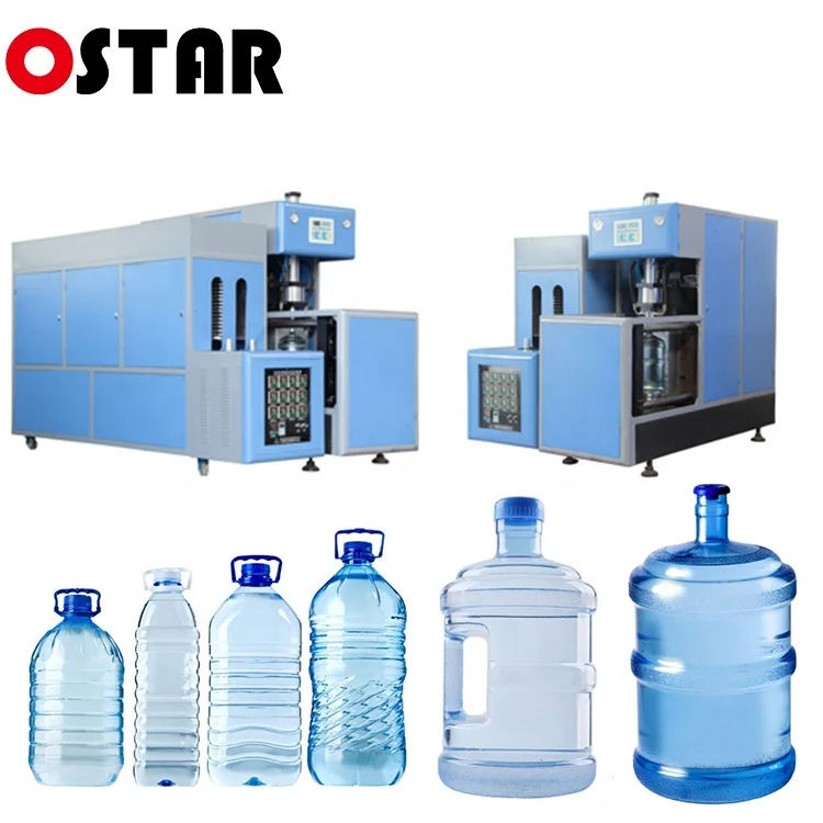 Factory Price 10l 20L Liter 3 5gallon Big Water PET Bottle Making Semi Auto Automatic Stretch Blow Blowing Molding Machine