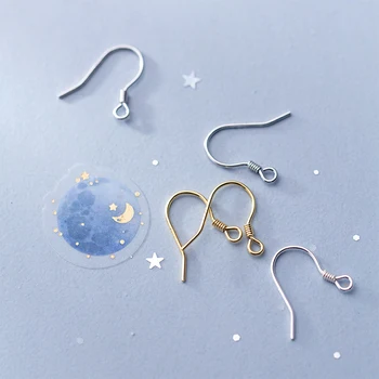 Factory Sales 925 Sterling Silver Earring Hook For Make Earrings Accessories