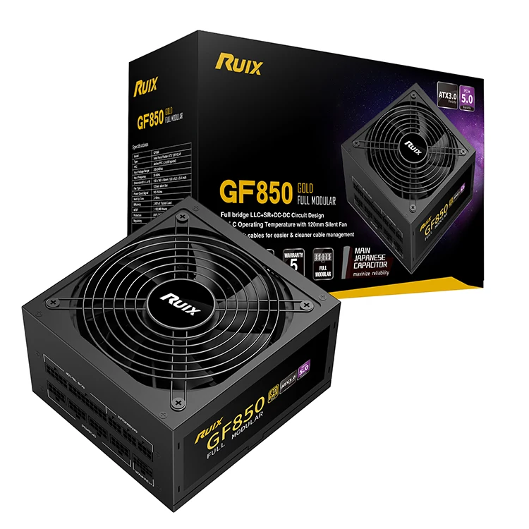 850W PCIE 5.0 対応 80PLUS Gold認証 ATX 3.0 Amazon.com: HIGH POWER 850W Power Supply 80 Plus Gold