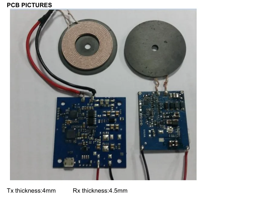 Wireless Power Transmitter Receiver Module 40w 100w 150w 200w High Power Wireless Charging PCBA Board