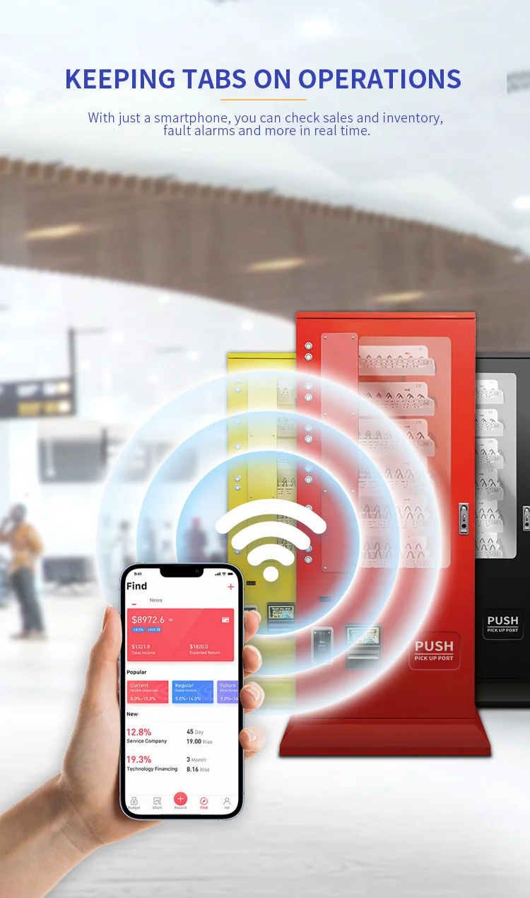 Multifunctional Allweather Vending Machine Factory Direct Low Price