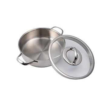 Stainless Steel Cookware 304 Cookware Set 24cm Frying Pan