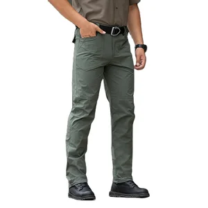 Men's Casual American Workwear Summer Tactical Pants Quick-Dry Outdoor for Mountain Climbing and Hiking