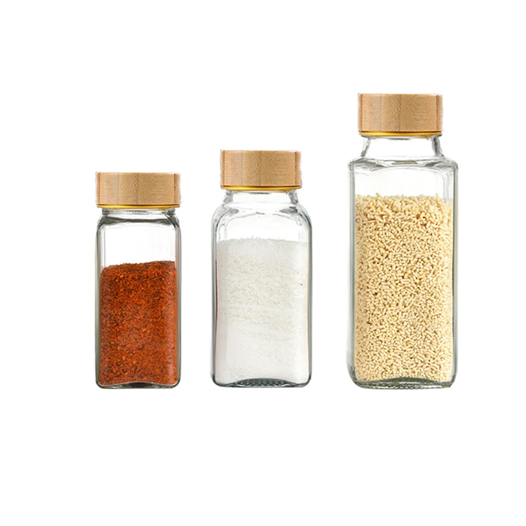 Kitchen 4oz 120ml Glass Storage Container Seasoning Bottles - China Glass  Bottles, Seasoning Bottle