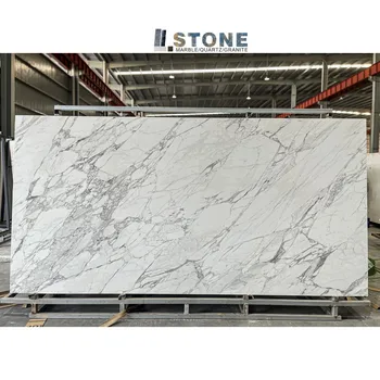 Calacatta Foshan Sintered Stone 9mm,12mm,15mm and Porcelain Marble Tiles  Cheap Price