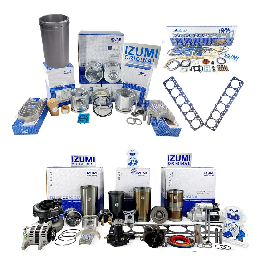 product 6090 engine overhaul rebuild kit piston ring liner kit with gasket set re529264 re555132 r530609 re528400 for john deere-14