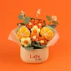 Thoughtful Orange Orange Flower Tube (life pot)