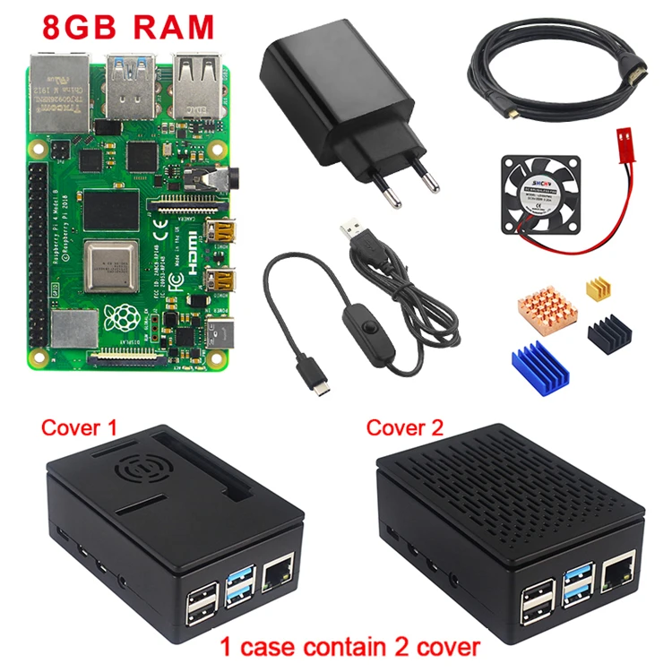 Raspberry Pi 4 Model B 1gb 2gb 4gb 8gb Compute Module 2gb/4gb/8gb Ram ...