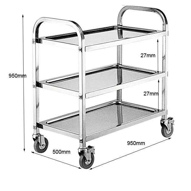 Hotel Restaurant Equipment Supplies Food Tea Utility Room Service Cart