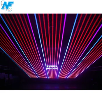 Stage laser lighting 300mw * 8 eyes rgb laser light 8 beam bar for dj club bars tv show