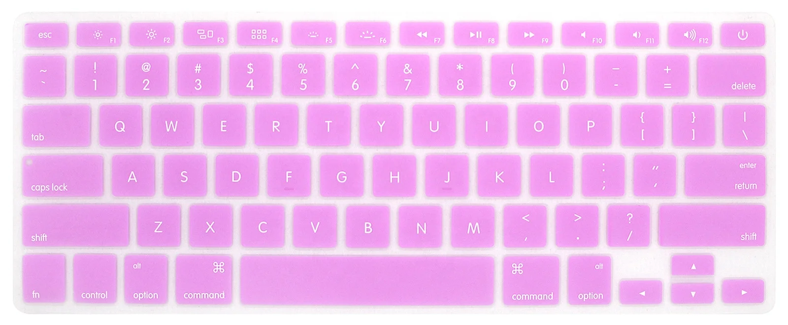 Цветной мягкий чехол для клавиатуры ноутбука с английской раскладкой для Macbook Air 2019/2020 Pro 13,3 A2141/A2251/A2289/A2338