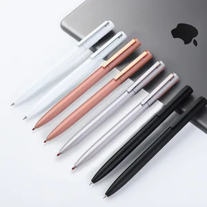 Hot Sale 0.5mm Aluminum Gel Pens Factory Direct Engraveable Blank Metallic Ballpoint & Roller Novelties