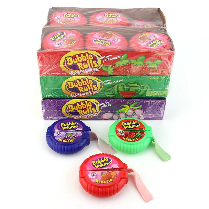 bubble gum roll