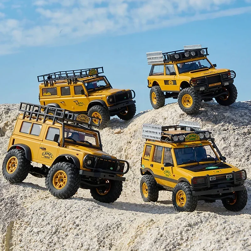 FMS1: 24スケールFCX24Mレンジローバー第1世代キャメル