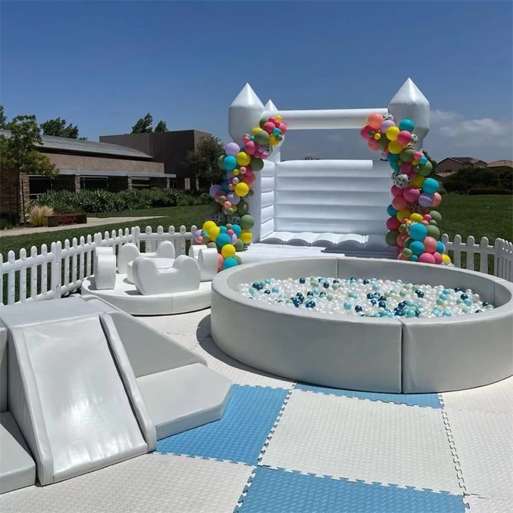 Kids Indoor Playground Soft Play Children Play Area Rental Party White ...