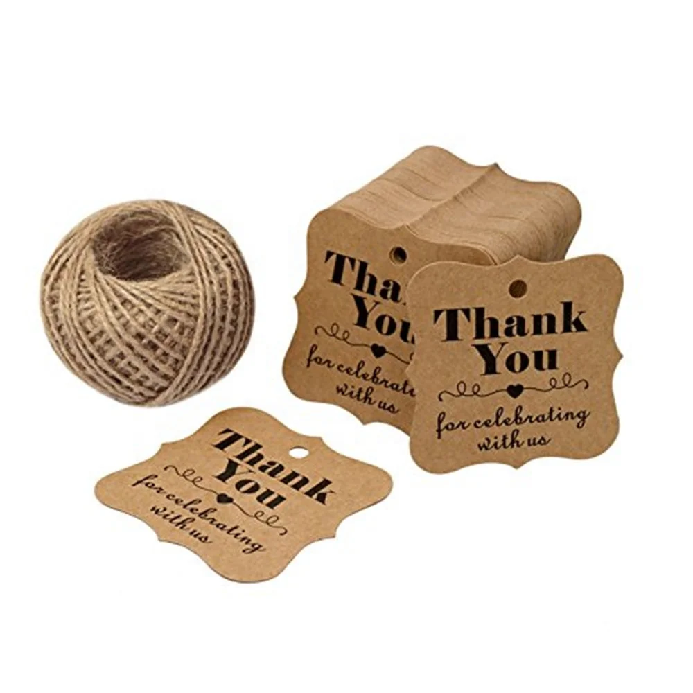 baby shower thank you favors tags