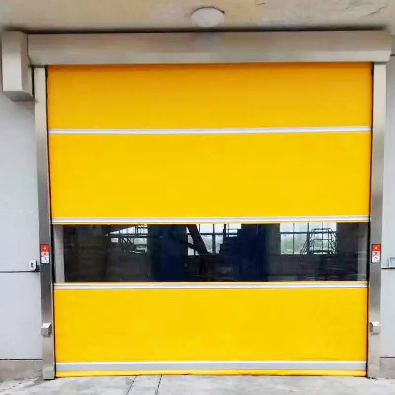 TOMA Rapid Folding Roller Shutter Fast Door Door Automatic Plastic Security Industrial High Speed Roll up PVC PVC Fabric Rolling