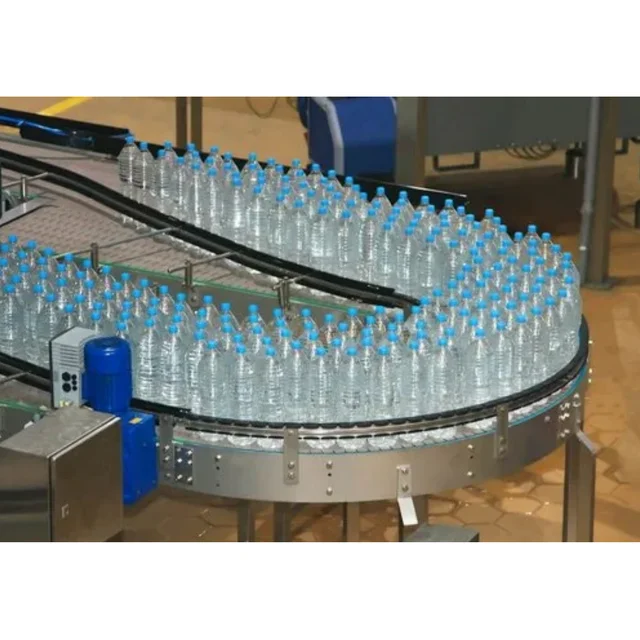 Factory Supply Customized Video Guidance SS304 Electrical Accurate Mineral Water Beverage Bottle Canmesh Belt for Chain Conveyor