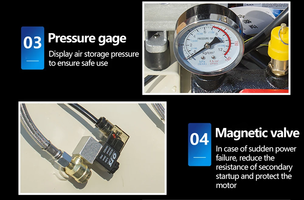 Low Noise Oil Free Piston Air Compressor 50l Portable Pump 550w Dental