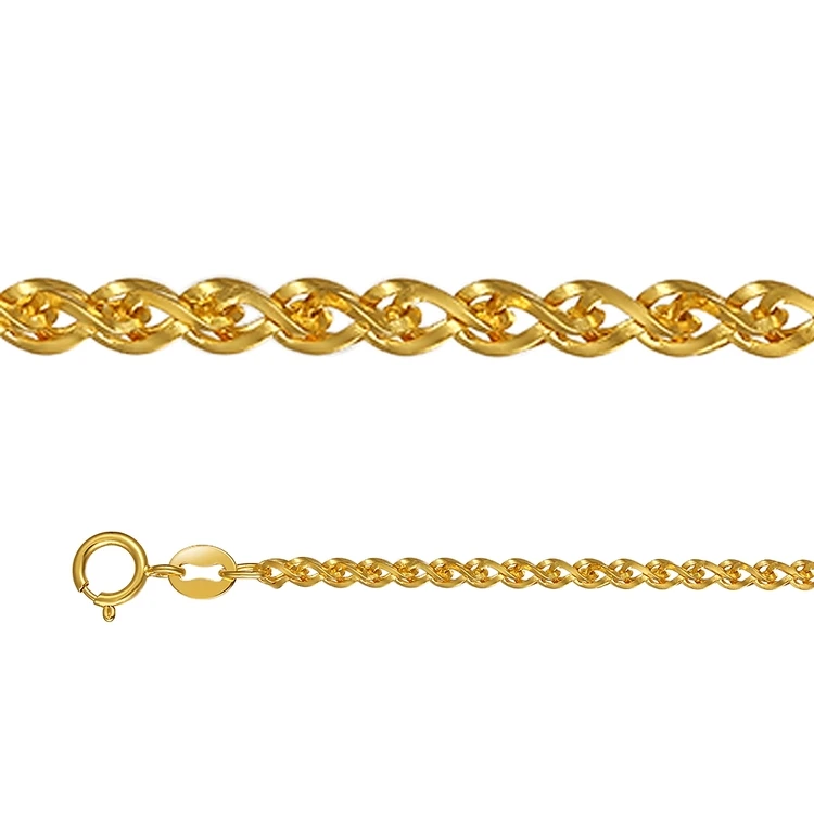Hollow Rope Gold Chain 