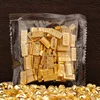 Lingotes de oro de plástico de colores, 100 por paquete.