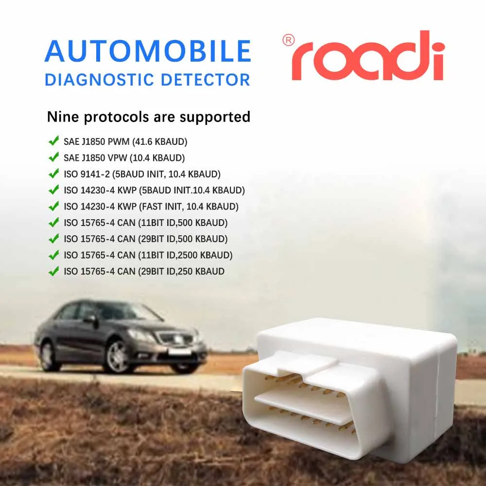 ELM327 Automotive Code Reader Diagnostic Tool OBD Scanner Is Small and Easy to Manage by APP
