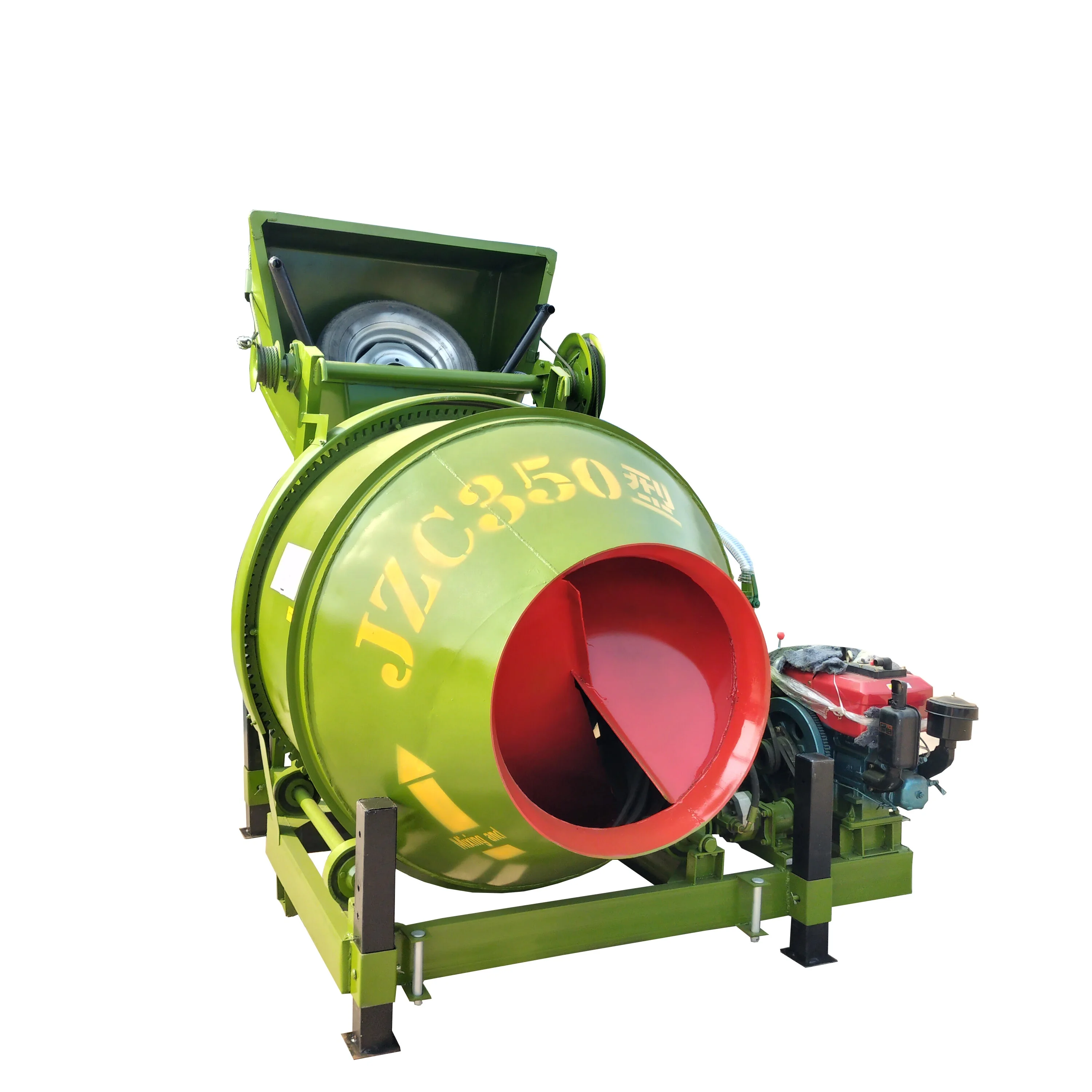 Высококачественная Бетономешалка JZC 350 бетономешалка с дизельным двигателем заводская