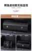 Crocodile leather pattern black