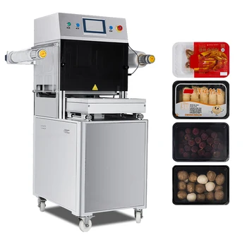 Electric Vertical Air-Adjusted Fresh-Keeper Packaging Machine Modified Atmosphere and Vacuum Replacement for Pouch Storage