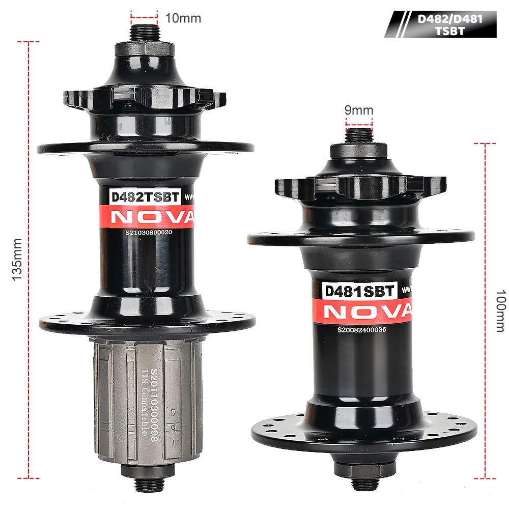 NOVATEC D481SBT MTB Hub - 32 Holes for 8-11 Speed Cassettes