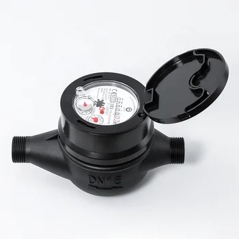 NWM Mechanical Residential Multi-Jet Dry Type Water Meter Class C / R160 with Plastic Closing Ring AMR/AMI HRI Plastic Body