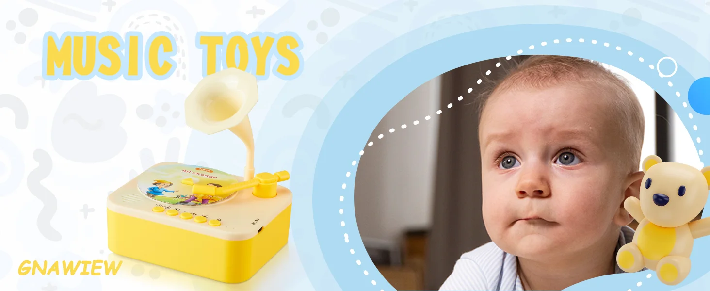 Customized Arabic Quran Gramophone Record Music Player Islamic Musical Sound Toy for Children's Early Learning details