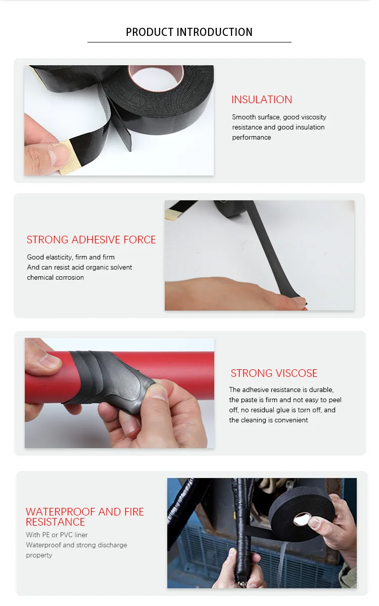 High Voltage Insulation Tape Rubber Adhesive Tape Insulating Tape High